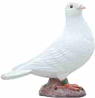 【♥︎】彫刻枝の白い鳥彫刻モデル家の装飾樹脂工芸品の装飾品 61gR+JkD9aL._AC_SY200_QL15_.jpg